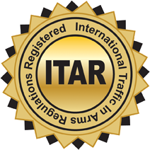 International Traffic In Arms Regulations Registered (ITAR)